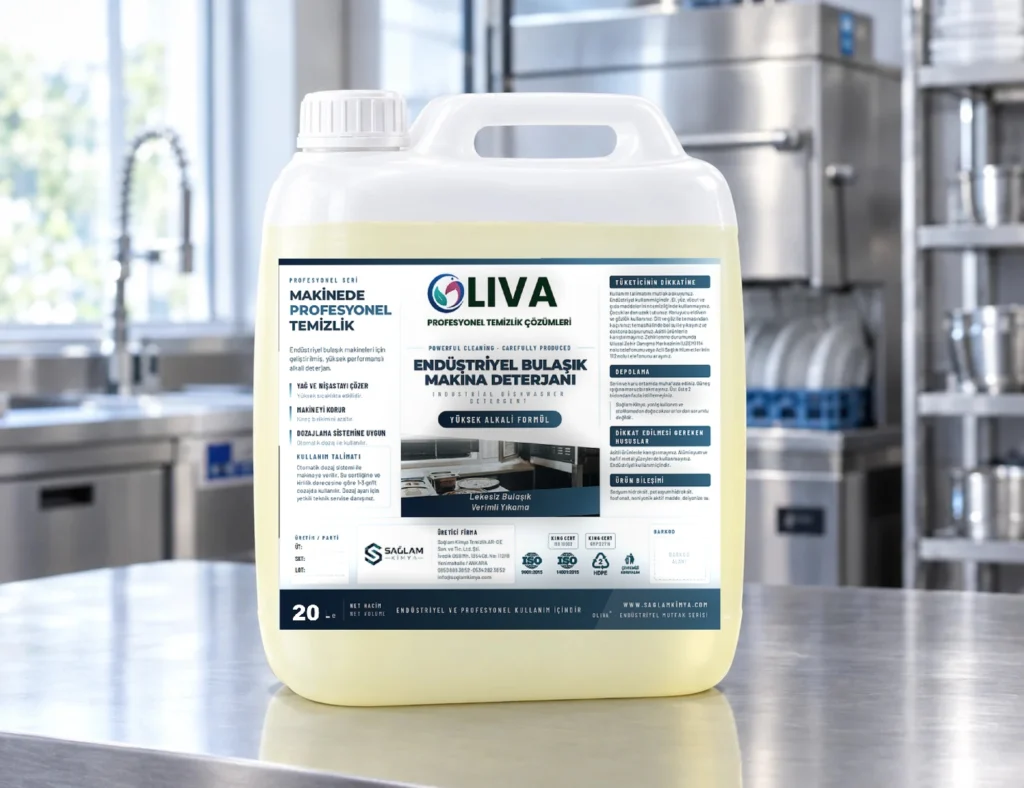 Oliva Endüstriyel Bulaşık Makina Deterjanı 20 L